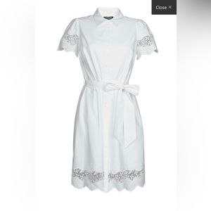 Lauren Ralph Lauren DORTHIA - White Sundress Size 14